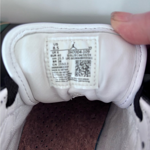 Nike Air Jordan 1 Elevate low Panda Black and White shoes UNISEX size 8.5 - Picture 7 of 7